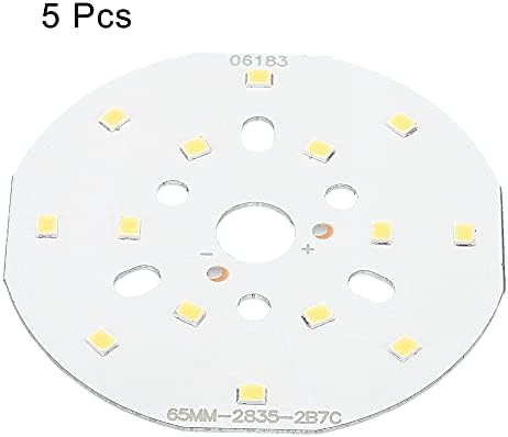 MECCANIXITY COB LED Светло Чип Мушка 7W 120lm 4000-4500K 65mm 21-24VDC Заштеда На Енергија Сијалица За Рефлектор Рефлектор Замена