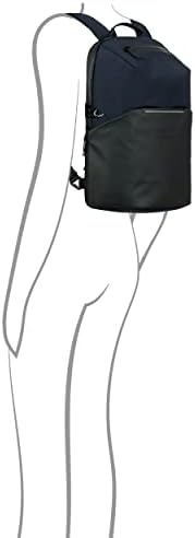 Ранец на лаптоп Порше од 13 инчи на Брик - XS луксузен ранец за патувања за мажи и жени - дизајнерска торба за лаптоп од 13 инчи - сина
