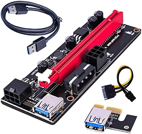 Конектори 1PC најновиот VER009 USB 3.0 PCI -E Riser VE ‘