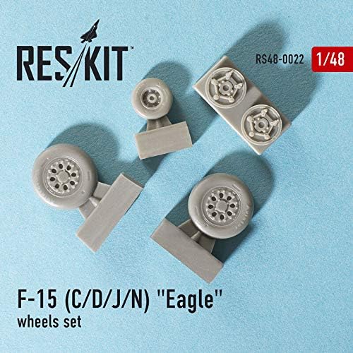 Reskit RS48-0022-1/48-Поставени тркала за смола за McDonnell F-15 орел