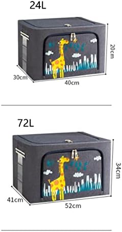 Големи Канти За Складирање Платно, Организатор На Мали Делови од 20 гали, Украсни Канти За Складирање,Кутии За Складирање Облека, Корпа