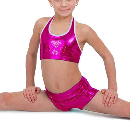 Девојки за девојчиња Заклоатр Гимнастички шорцеви балетски танцување искра кратки атлетски гимнастики леотарди