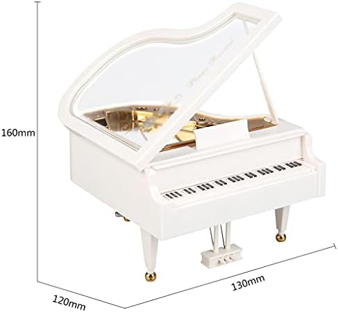 N/A романтична пијано модел музичка кутија балерина музички кутии дома декорација роденденски подарок за свадба (боја: розова, големина