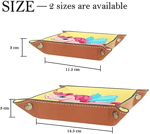 Симпатична Бебе Еднорог Жолта За Промена Накит Клучни Телефонски Часовници Кутија За Складирање Коцки
