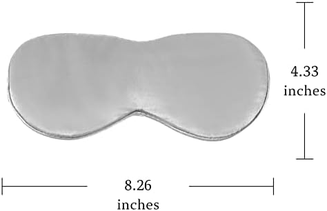 Relcns свилено око за спиење, маска за спиење, двојна странична свила од црница, блокира светлина за ноќ и дремка, патување со слепи за