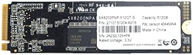 Solid State Drive 27107-51204-A21S Компатибилен резервен дел за замена за ADATA XPG SX8200 Pro SX8200PNP 512GB PCI Express 3.0 X4 TLC NVME M.2