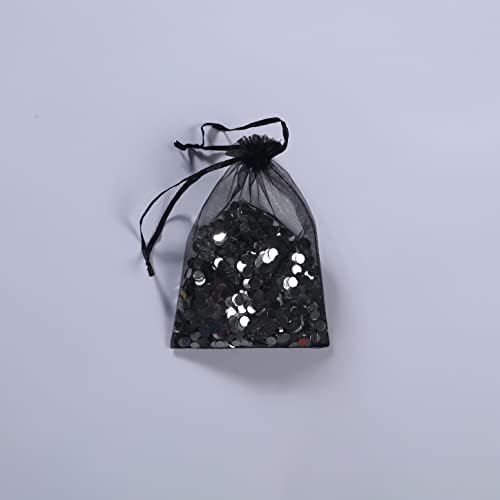 Ј&засилувач;Реј Насловна 100 Пакет Органза Накит Подарок Торбичка Обична Боја Бонбони Торбичка Свадба Корист Кеси