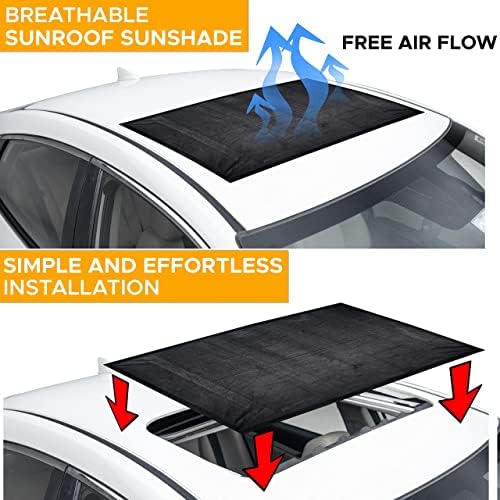 Еконор автомобил под покрив за сончање на сончање со торбичка за складирање | Екрани за прозорец за автомобили за кампување со Сонце