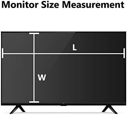 WSAH 32-75 инчен филм против сјај, заштитник на ТВ-екран со сина светлина, за LCD, 4K OLED & HD ТВ прикажува додатоци мат филм, 43in