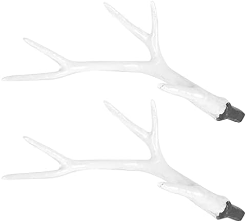 Абоофан Ноќта на вештерките елен рог костум 1 пар 17 см бела симулација пластични елени антлерс diy cosplay животни рог глава