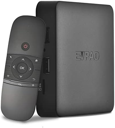 EVPAD 6P 2023 Американско Издание 4 GB DDR3 64 GB eMMC SSD 6K UHD AC Wi-Fi 6P U-Серија Активна Соматосензорна Безжична Тастатура