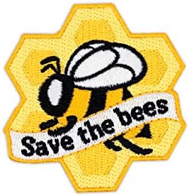 Винкс со денови Зачувајте ги пчелите саќе летаат пчела везена железна лепенка
