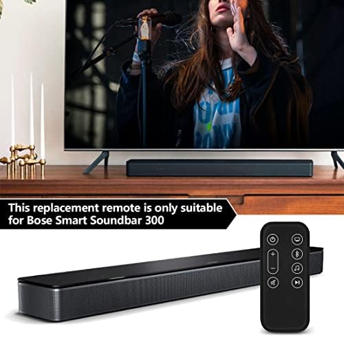 843299-1100 Замена На Далечинскиот Управувач Bluetooth За Bose Smart Soundbar 300 Само Звучна Лента