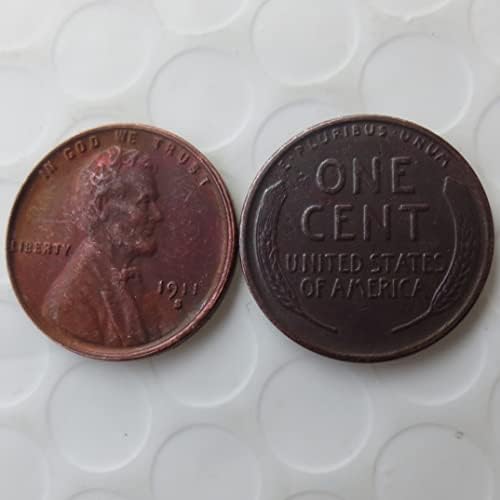 1911 Сад Линколн Цент Странски Копија Комеморативна Монета
