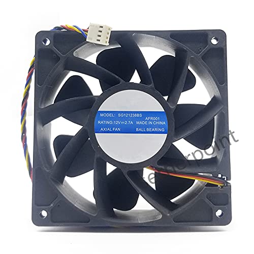 6PCS нов SJ SG121238BS DC 12V 2.7A S7 S9 T9 L3 Server Square Fan Inulation Fan Fan Fan