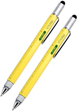Hotешка поволна шрафцигер метална пенкало џеб мулти -алатки комплет 6 во 1 -мулти -функционален цврст алатки за алатки за алатки -Стилус на допир