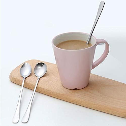 4 парчиња не'рѓосувачки креативни лажици за чај од чај за кафе, мешање млеко за лажици за лажици сет кујнски материјали за кујнски материјали