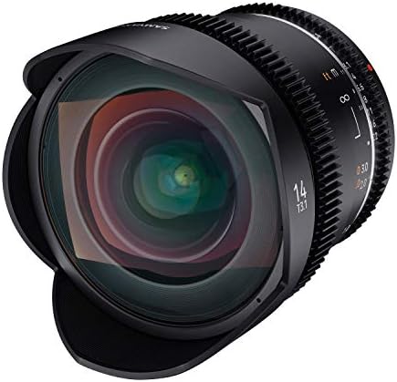 Samyang 14mm T3.1 VDSLR MK2 Рачен фокус Видео леќи за канон