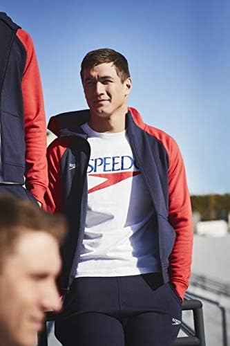 Speedo Men's Sweatshirt Tell Team Team and Hooded Team Team Werm Up Up Up