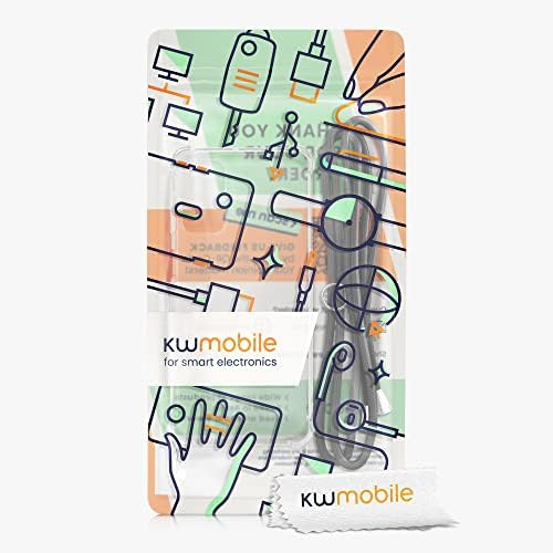 Cwmobile Crossbody Case компатибилен со Samsung Galaxy M52 5G Case - Clear TPU телефонски покритие w/лента за кабел за ландери - црна/транспарентна