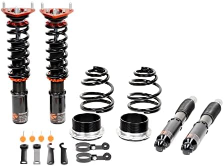 Комплет За Суспензија Ksport Coilovers CBM019-KP | Компатибилен со 88-91 BMW M3-Контролни Про Прилагодливи Намотки | Го Намалува возилото