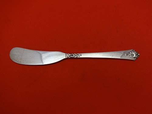 Замокот Роуз од Royal Crest Sterling Silver Butter Sparter Rlater Flat рачка 5 7/8 “