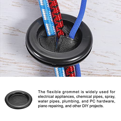 Грома од гума од гума Флексибилна жица за заштитен додаток, [за канцеларија за домашна индустрија Електрична заштита] - 45 мм Монт Диа/Единствена