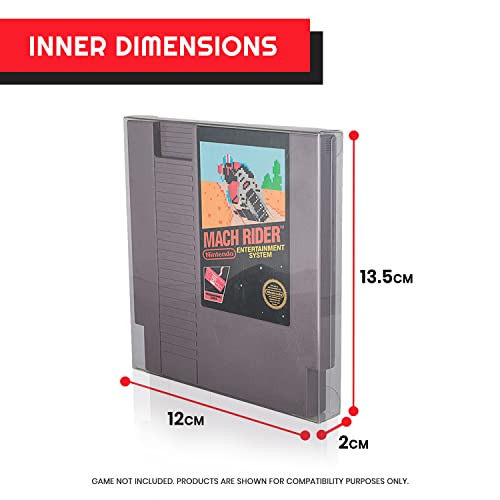 Видео игра NES класичен заштитник на кертриџот Компатибилен со кертриџ Nintendo NES игри-дебелина од 0,40мм, анти-супа без киселина