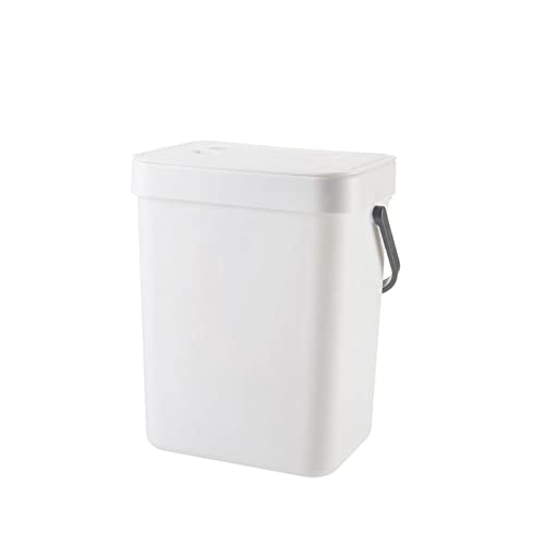 Wyndel Storage Bin Wallид виси отпадоци за отпадоци од кујнски кабинет, мала ѓубре може да биде домаќин на тоалетот без хигиенско пластично