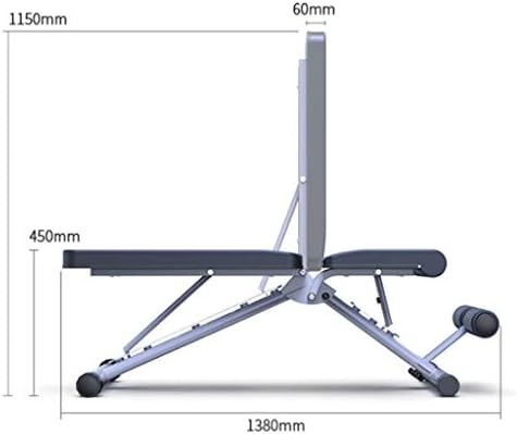 Аили Вежба Комунална Клупа Прилагодлива Клупа За Тежина Мултифункционален Фитнес Кревет се Користи За Домашна Теретана Тренинг За Сила