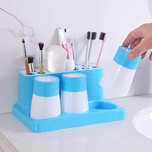 TFIIEXFL Креативна паста за заби за заби за заби, решетка за четка за миење на устата, сет, погоден за домашна употреба и употреба на патувања