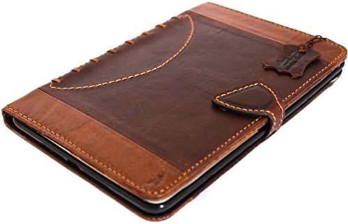 Оригинална природна кожа рачно изработена кутија за Apple iPad Mini 4 Cover Stand Luxury кредитни картички слотови Sport Daviscase