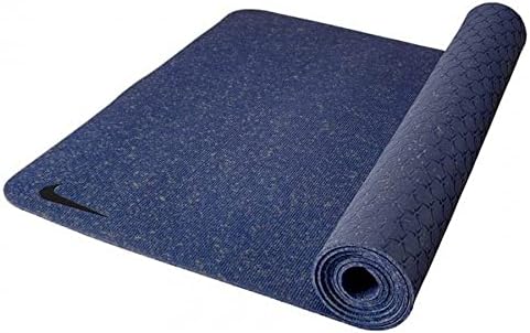 Nike Move Yoga Mat, 0,2 инчи, јога мат, јога стока, YG2011 ,, Midnight Navy, F “, една големина одговара на повеќето