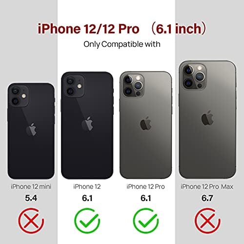 Епесири за Iphone 12 Iphone 12 Pro Паричник Случај, за iPhone 12 iPhone 12 Pro Случај Со Држач За Картичка, Картичка Случај Со Држач За Кредитна