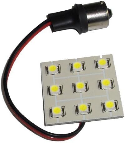 HQRP 4-PACK BA15S BAYONET BASE 9 LED диоди SMD 5050 LED сијалица ладно бела замена за 1141 1156 Ураганот 31J Четири ветрови RV MotorHome