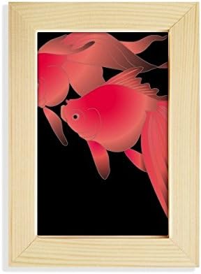 DiyThinker сликање јапонска култура риба десктоп приказ на фото рамка слика уметност слика 5x7 инчи