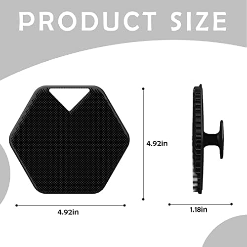 Силиконски ексфолирачки чистач на телото, чистач за туширање за длабоко чистење на телото и ексфолијација, лесен за чистење, пенести и еднократно,