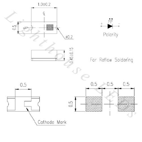 0402 SMD жолто/злато - Ултра светла LED