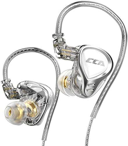 Слушалници за монитори во уво CCA CA16PRO, 7BA+1DD хибридни слушалки избалансирани арматура hifi стерео iem жични ушни уши со