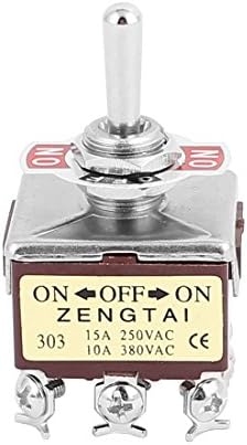 Преклопници AEXIT AC 250V 15A 380V 10A 9terminal On-On-On 3 Позиција 3PDT TOGGLE TOGGLE SWITCH