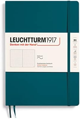 Leuchtturm1917 - Композиција Б5 со топец со топец со меки - 123 нумерирани страници