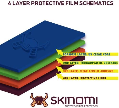 Skinomi Сребрена јаглеродна влакна Целосно тело Кожа компатибилна со Acer Chromebook 11.6 C720 Techskin Anti-Bubbull Film