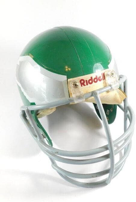Филаделфија Иглс игра облечена користена Ридл Ц -3000 фудбалска шлем со големина XL - Колеџ игра Користена