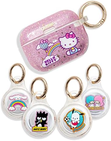 Sonix Sanrio - Rainbow Hello Kitty Case for AirPods Pro + Hello Kitty и Friends налепници за налепници за авиони