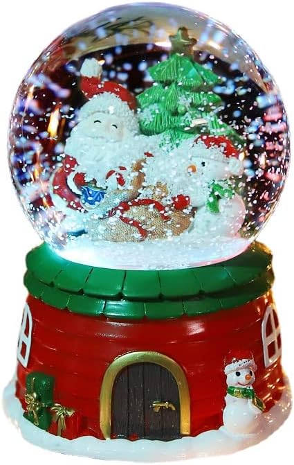 Креативна Дедо Кристал топка Музичка кутија за спални украси за таблети автоматски снег