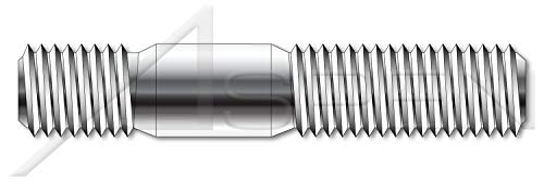 M18-2,5 x 75mm, DIN 939, метрика, столпчиња, двојно завршување, завршен крај 1,25 x дијаметар, не'рѓосувачки челик A4