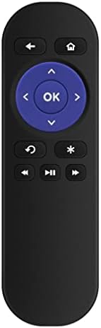 Beyution NEW заменето далечинско вклопување за Roku 1 LT, HD; Roku 2 XD, XS со инстант реприза -Функција исто како и оригиналот