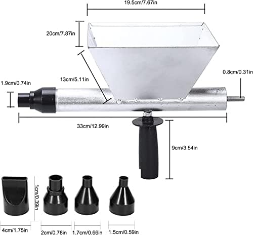 Пиштоли за лајсни пиштоли, алатка за цемент, алатка за цемент, електричен меур за меленица за мелење на цемент, со 4 млазници