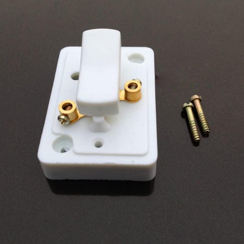 Прекинувач за бакелит 5 парчиња/лот, прекинувач за монтирање на копчето за притисок, вклучен/исклучен wallид или табела, контролен прекинувач