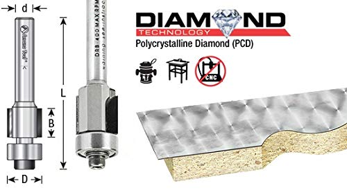 Алатка Амана - PCD Diamond 1/2 X 1 црвен трим, индустриско одделение